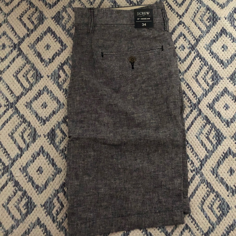 J CREW FACTORY Gramercy Linen Short 34” W 9” L Men